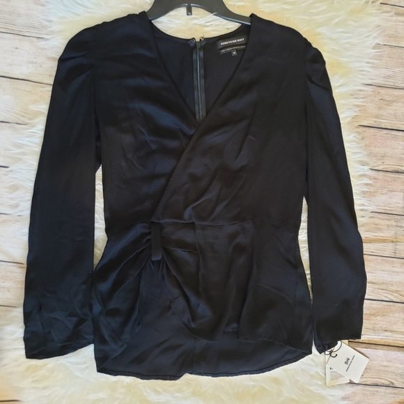 🆕️ SOMETHING NAVY GATHERED PEPLUM TOP - Picture 8 of 8